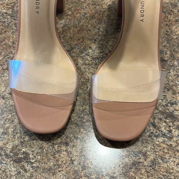 Chinese Laundry Teri Sandal Nude Block Heel Womens Size 10 - Picture 2 of 11